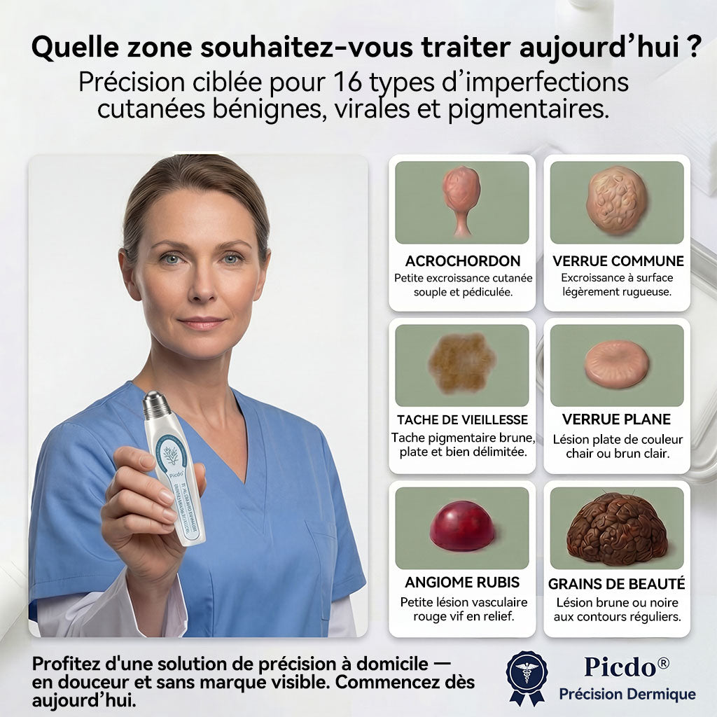 Oficiální obchod značky👨‍🔬𝐏𝐢𝐜𝐝𝐨® 7denní odstraňovač kožních výrůstků a pigmentových skvrn (Bez bolesti, bez jizev – Roll-on)