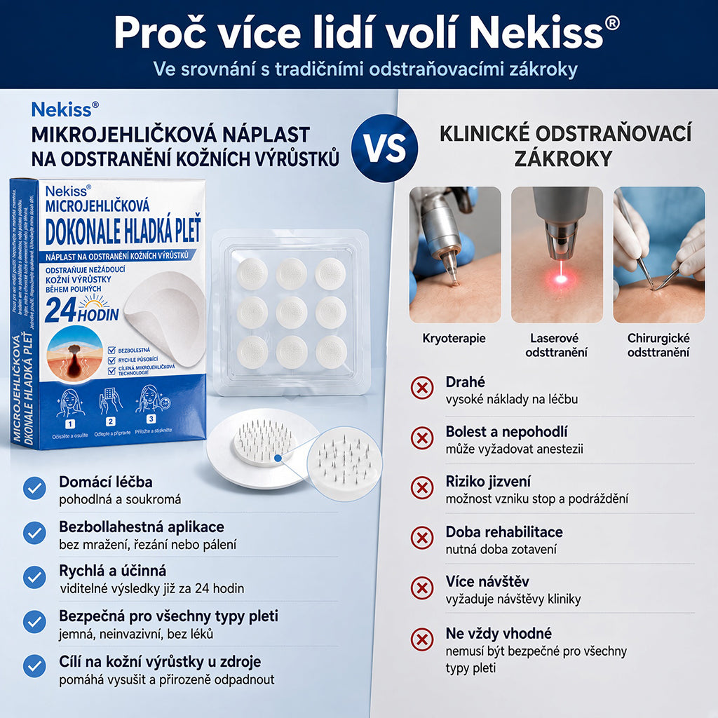 👩‍⚕️💕 Oficiální obchod | 𝑵𝐞𝒌𝐢𝐬𝐬® 🌿  Botanická hydrokoloidní náplast s mikrojehličkami (pro kožní výrůstky, drobné kožní výrůstky, bradavice, mateřská znaménka, stařecké skvrny a problémy s pigmentací)