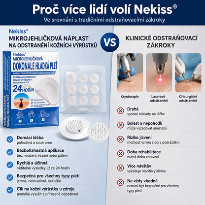 👩‍⚕️💕 Oficiální obchod | 𝑵𝐞𝒌𝐢𝐬𝐬® 🌿  Botanická hydrokoloidní náplast s mikrojehličkami (pro kožní výrůstky, drobné kožní výrůstky, bradavice, mateřská znaménka, stařecké skvrny a problémy s pigmentací)