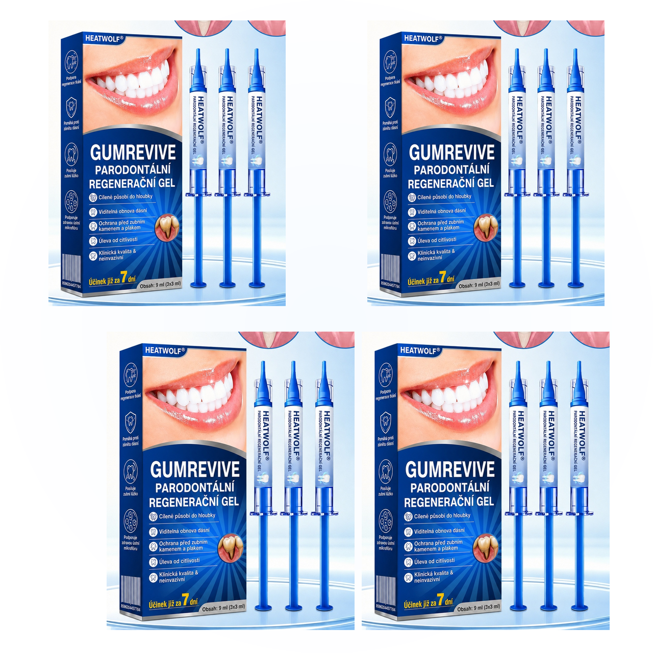🇨🇿 HEATWOLF® 🦷 GumRevive parodontální opravný gel 🍕