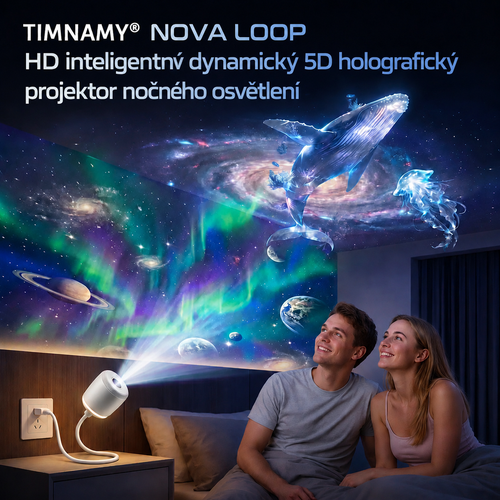 REBYIPO® CHYTRÝ PROJEKTOR NOVÉ GENERACE HD, CHYTRÝ DYNAMICKÝ 5D HOLOGRAFICKÝ NOČNÍ PROJEKTOR-7161