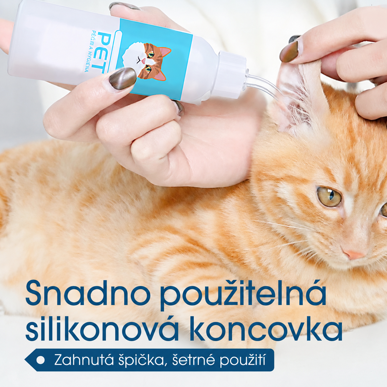 Dnes SLEVA 50 % | CureVivo® Čistič uší pro psy a kočky 👩‍🔬 Jemná přírodní péče o uši s rostlinnými extrakty 🌿01
