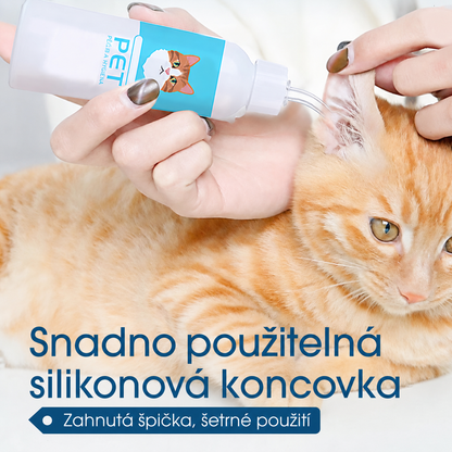 Dnes SLEVA 50 % | CureVivo® Čistič uší pro psy a kočky 👩‍🔬 Jemná přírodní péče o uši s rostlinnými extrakty 🌿01
