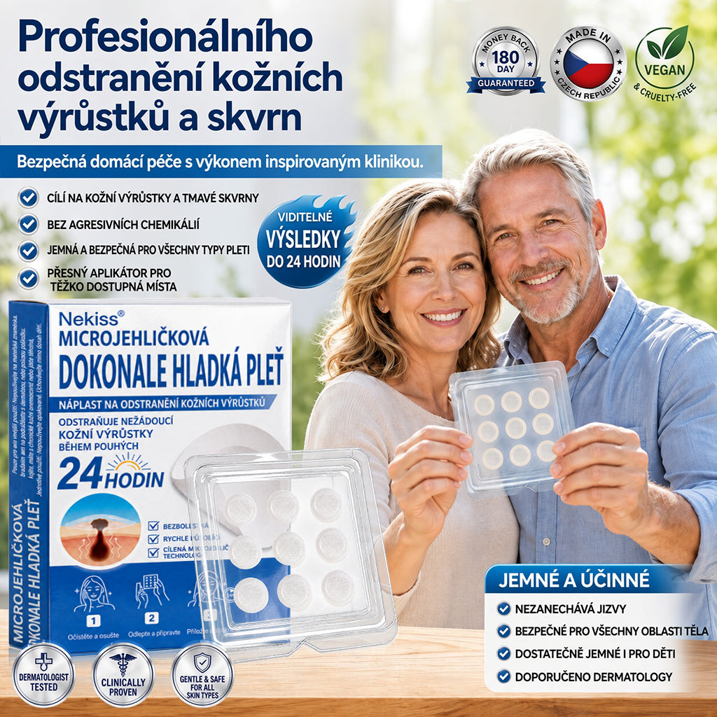 👩‍⚕️💕 Oficiální obchod | 𝑵𝐞𝒌𝐢𝐬𝐬® 🌿  Botanická hydrokoloidní náplast s mikrojehličkami (pro kožní výrůstky, drobné kožní výrůstky, bradavice, mateřská znaménka, stařecké skvrny a problémy s pigmentací)