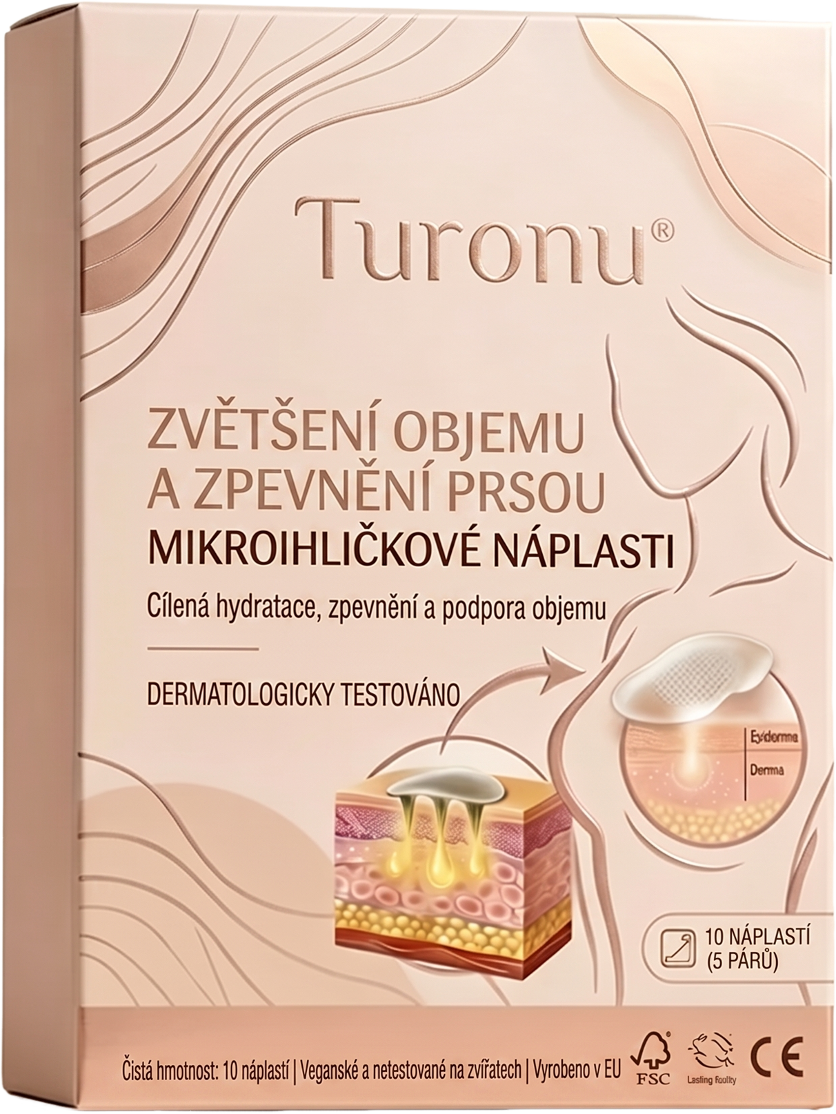 💥Turonu® 👨‍🔬Pokročilé nano-mikroihlové náplasti na cielené tvarování poprsia💃