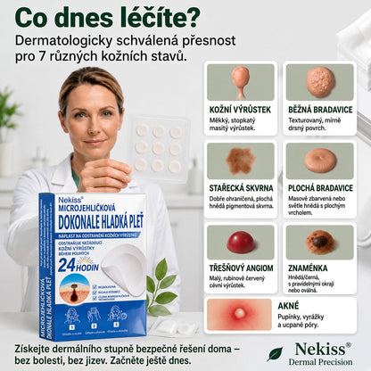 👩‍⚕️💕 Oficiální obchod | 𝑵𝐞𝒌𝐢𝐬𝐬® 🌿  Botanická hydrokoloidní náplast s mikrojehličkami (pro kožní výrůstky, drobné kožní výrůstky, bradavice, mateřská znaménka, stařecké skvrny a problémy s pigmentací)
