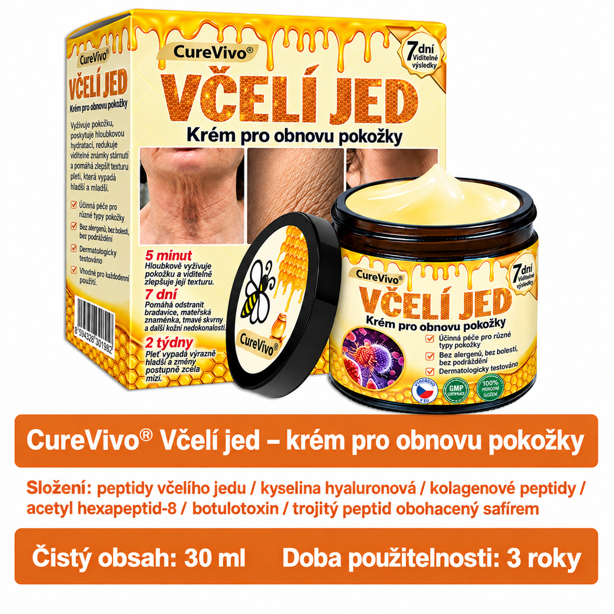 🔥Oficiální obchod značky 丨 CureVivo® Včelí Jed Pro Comprehensive Cream