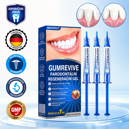 🇨🇿 🍄🦷7️⃣HEATWOLF®  GumRevive parodontální opravný gel