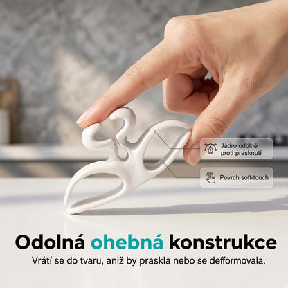 ✅ Samolepicí silikonový držák kabelů pro domácí spotřebiče