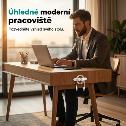 ✅ Samolepicí silikonový držák kabelů pro domácí spotřebiče
