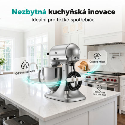 ✅ Samolepicí silikonový držák kabelů pro domácí spotřebiče